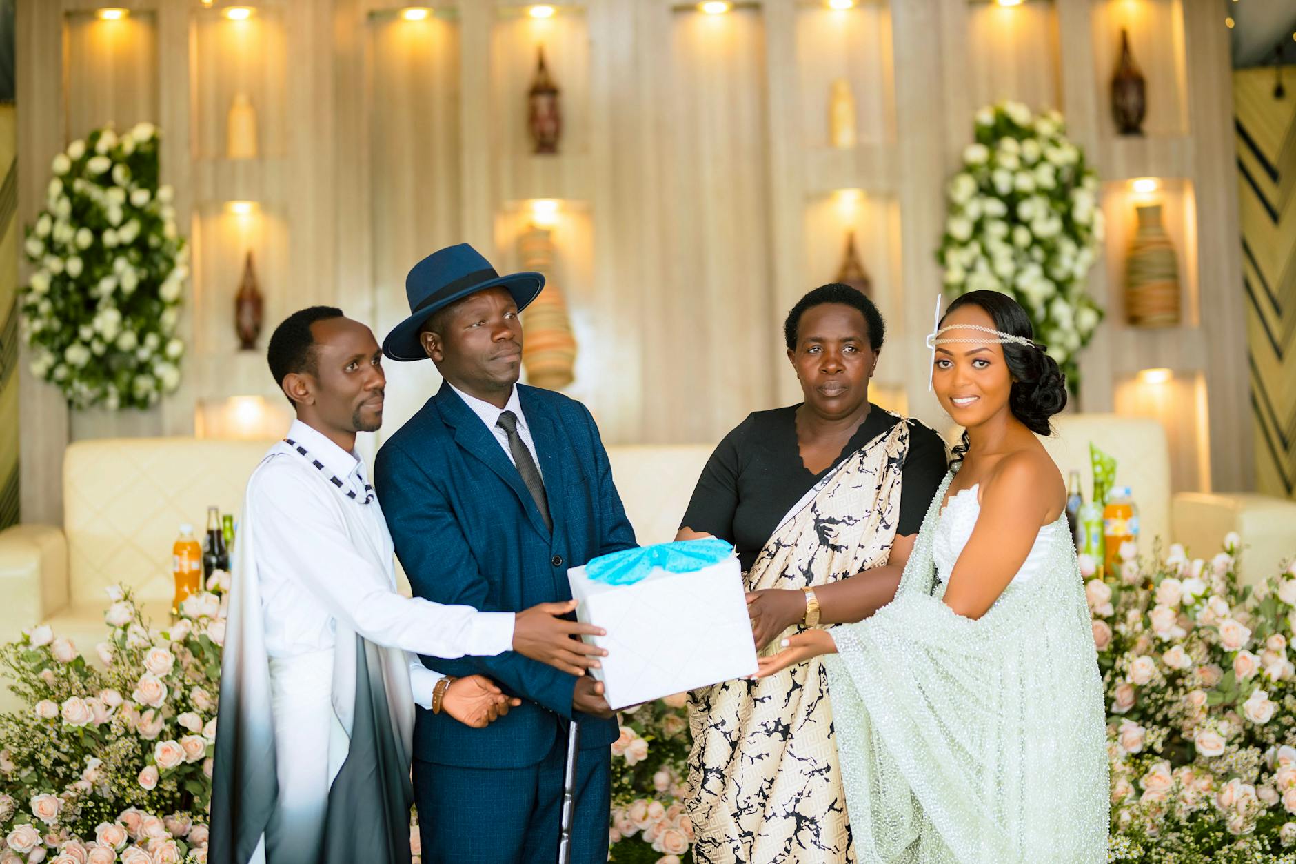 Tradycyjne afrykańskie wesele z wymianą prezentów